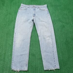 VINTAGE Levis 505 Jeans Mens (36x30) 35x29 Denim Regular Fit Straight Leg USA